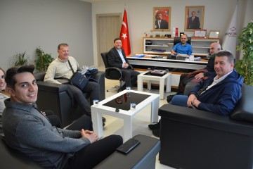 Samsun Teknopark’a, OMÜ Mesleki ve Teknik Anadolu Lisesi ile 2o Geniko Lykeio Neas Ionias'dan Ziyaret.
