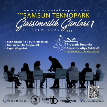 Samsun Teknopark Girişimcilik Günleri-I Başlıyor
