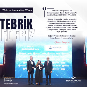 Ar-Ge firmalarımızdan Helimore Havacılık Teknolojileri, büyük bir başarıya imza attı! 