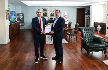 Samsun Teknopark Genel Müdürü’müzden Samsun Valimiz Orhan Tavlı’ya Ziyaret.