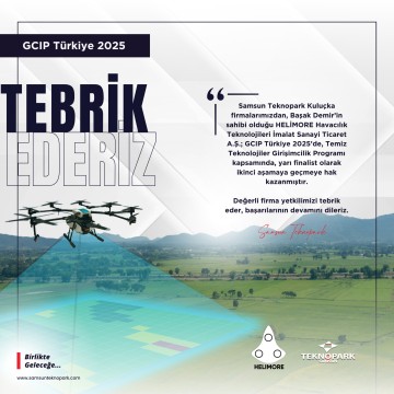 Samsun Teknopark firmalarımızdan HELİMORE Havacılık Teknolojileri, çevreci inovasyon ve teknoloji vizyonuyla önemli bir başarıya daha imza attı!