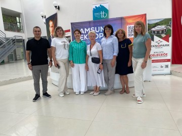 Bila Tserkva National Agrarian University heyeti, Samsun Teknopark'ı ziyaret etti.