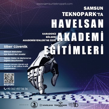 Karadeniz Bölgesi Akademisyenlerine Özel HAVELSAN Akademi Eğitimleri için Başvurular Açıldı!