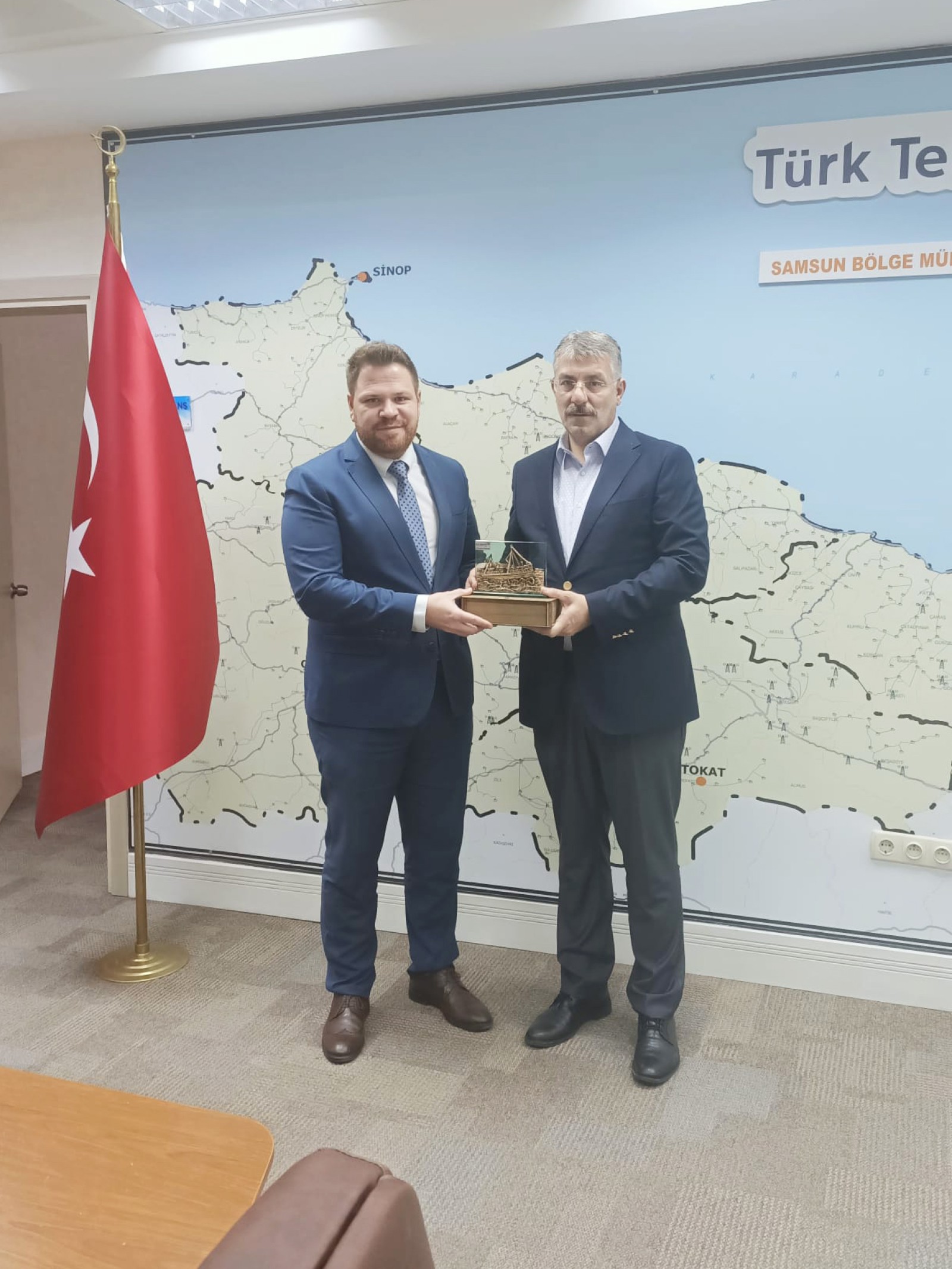 Samsun Teknopark ve OMÜ-TTO’dan, Türk Telekom Samsun Bölge Müdürlüğüne Ziyaret