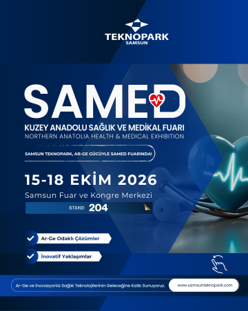 Samsun Teknopark, Ar-Ge gücüyle SAMED Sağlık Fuarı’nda!