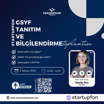 Startupfon GSYF Tanıtım ve Bilgilendirme Toplantısı’na Davetlisiniz!