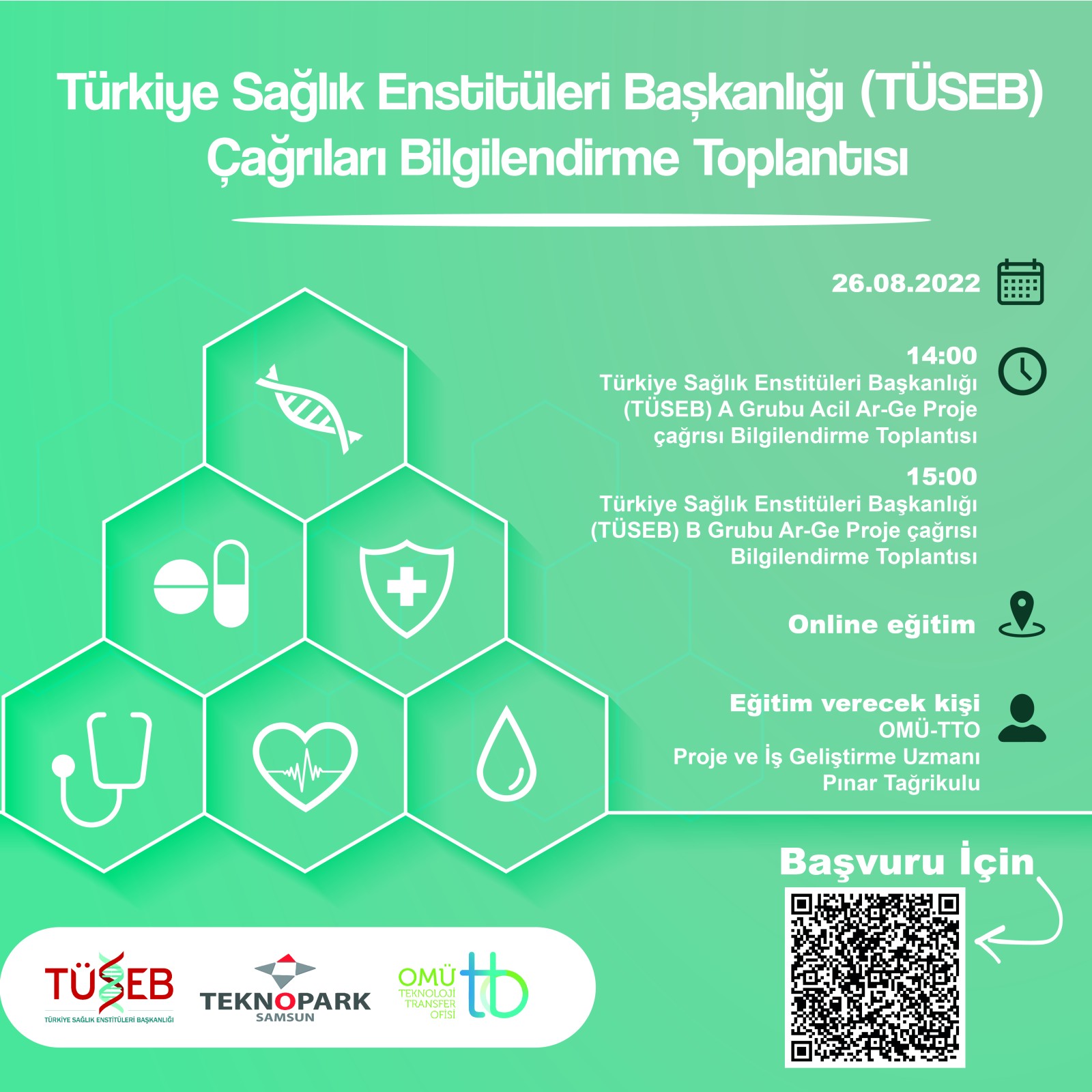 Türkiye Sağlık Enstitüleri Başkanlığı (TÜSEB) Çağrıları Bilgilendirme Toplantısı